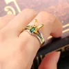 Loki Ring Sets For Women Superhero Thor Green Crystal Matching Crown Helmet Rings Stacking Jewelry Unisex Cosplay Accessories 03 2