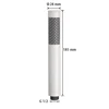 Handheld Shower Head Black Bathroom Accessories Stainless Steel High Pressure Water Saving Bath Hand Shower Multiple Colors 6