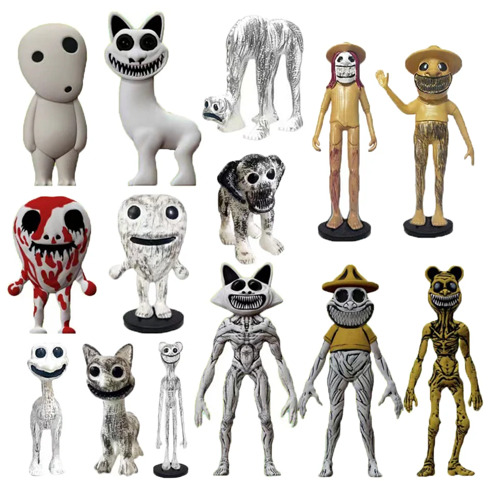 6/8pcs Zoonomaly Action Figures Zoonomaly Horror Game Figuras