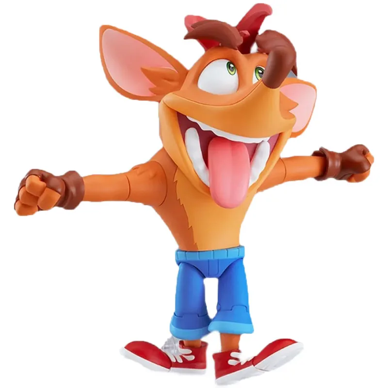 

100% Original GOOD SMILE NENDOROID GSC 1501 Crash Bandicoot 4 Waktunya Kecelakaan Bandicoot Anime Figure Model