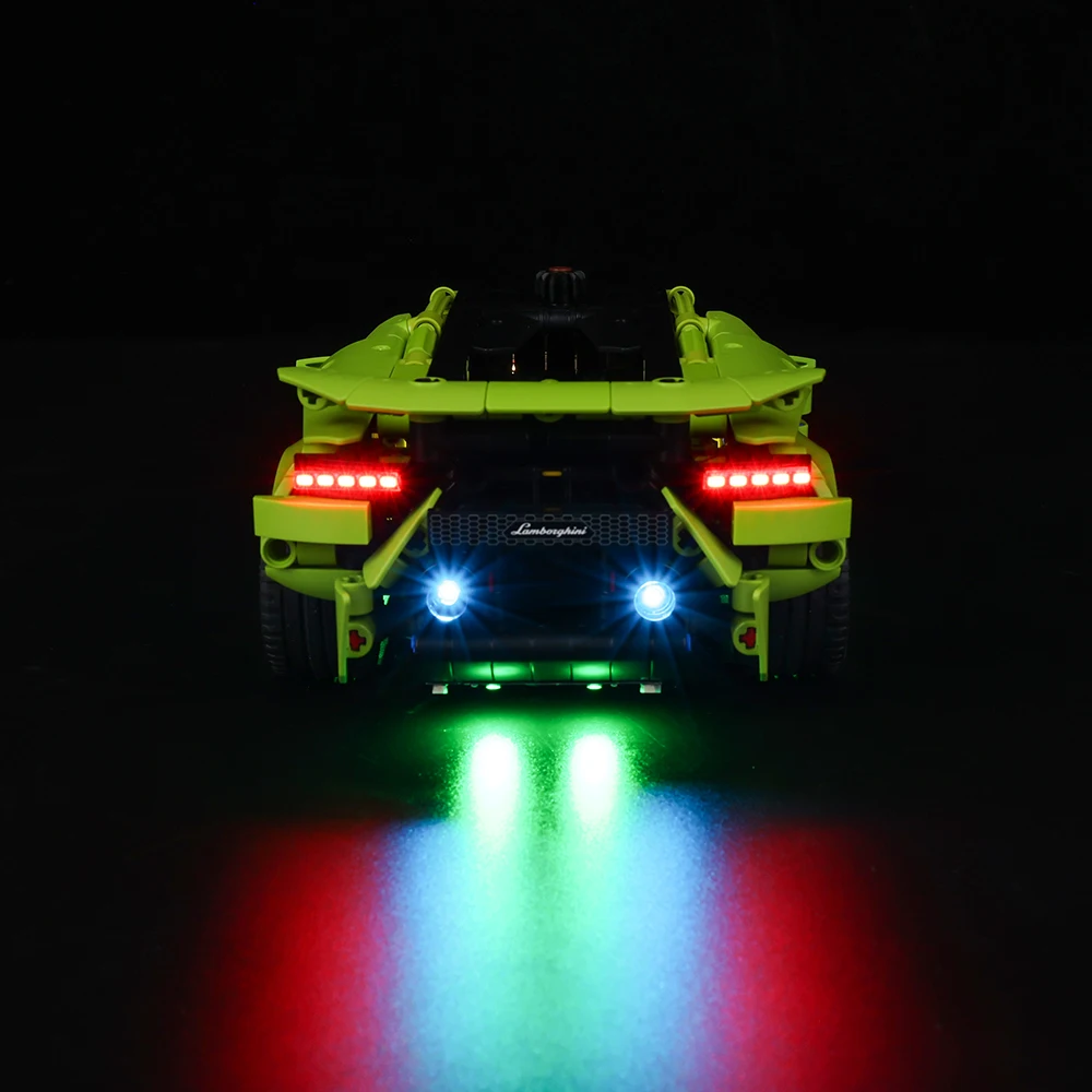 LED Light Kit For Technical 42161 Sports Car Building Model lego lighting set