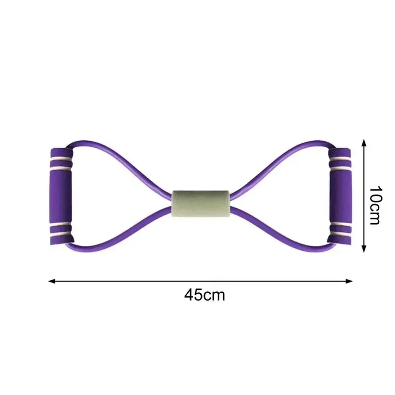 Portable Fitness Resistance Band with Handles for Arm & Shoulder Strength Training