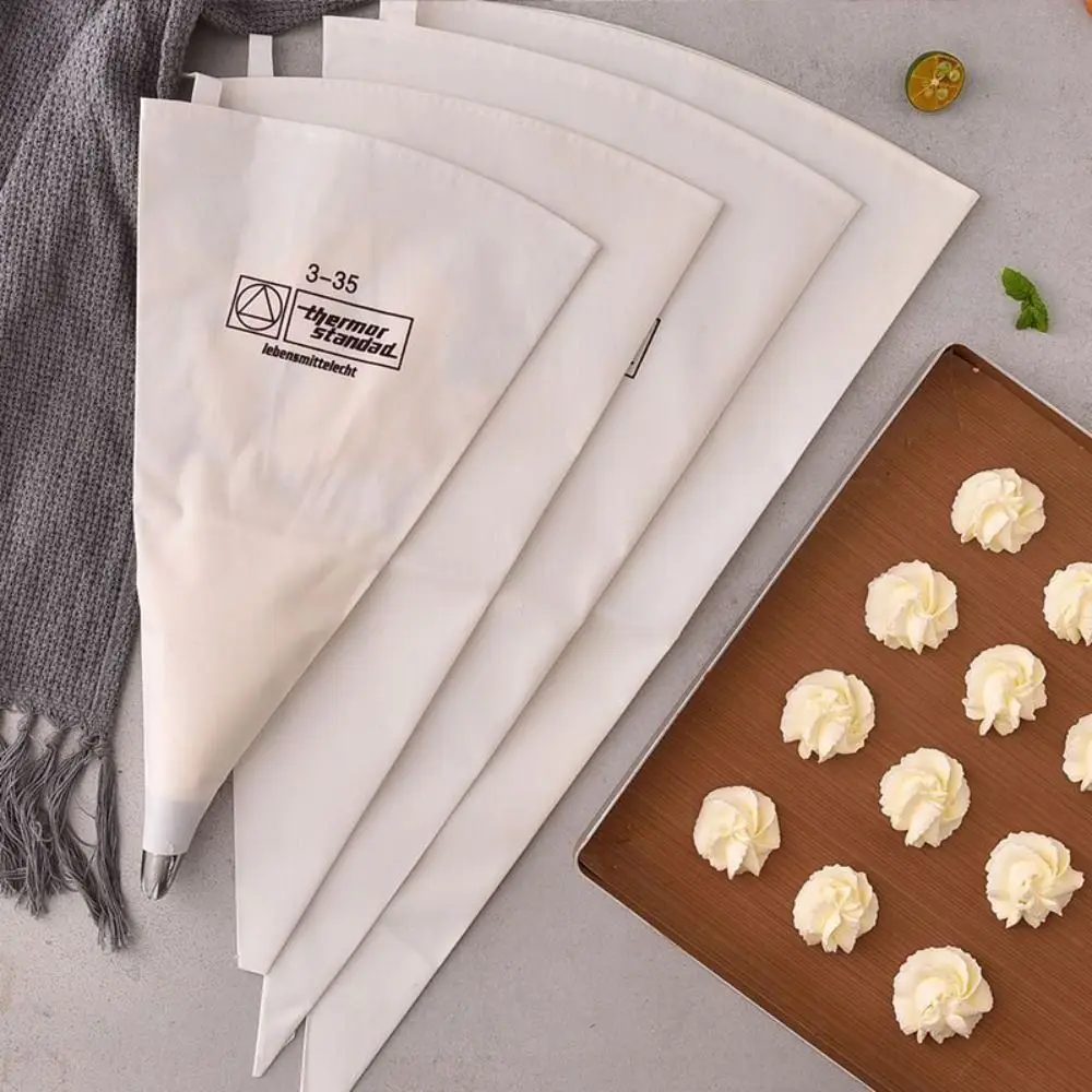 Cream Squeezing Bag 35/40/46/50cm Cotton Simple Pastry Pouch Classical Triangular Chocolate Bakeware
