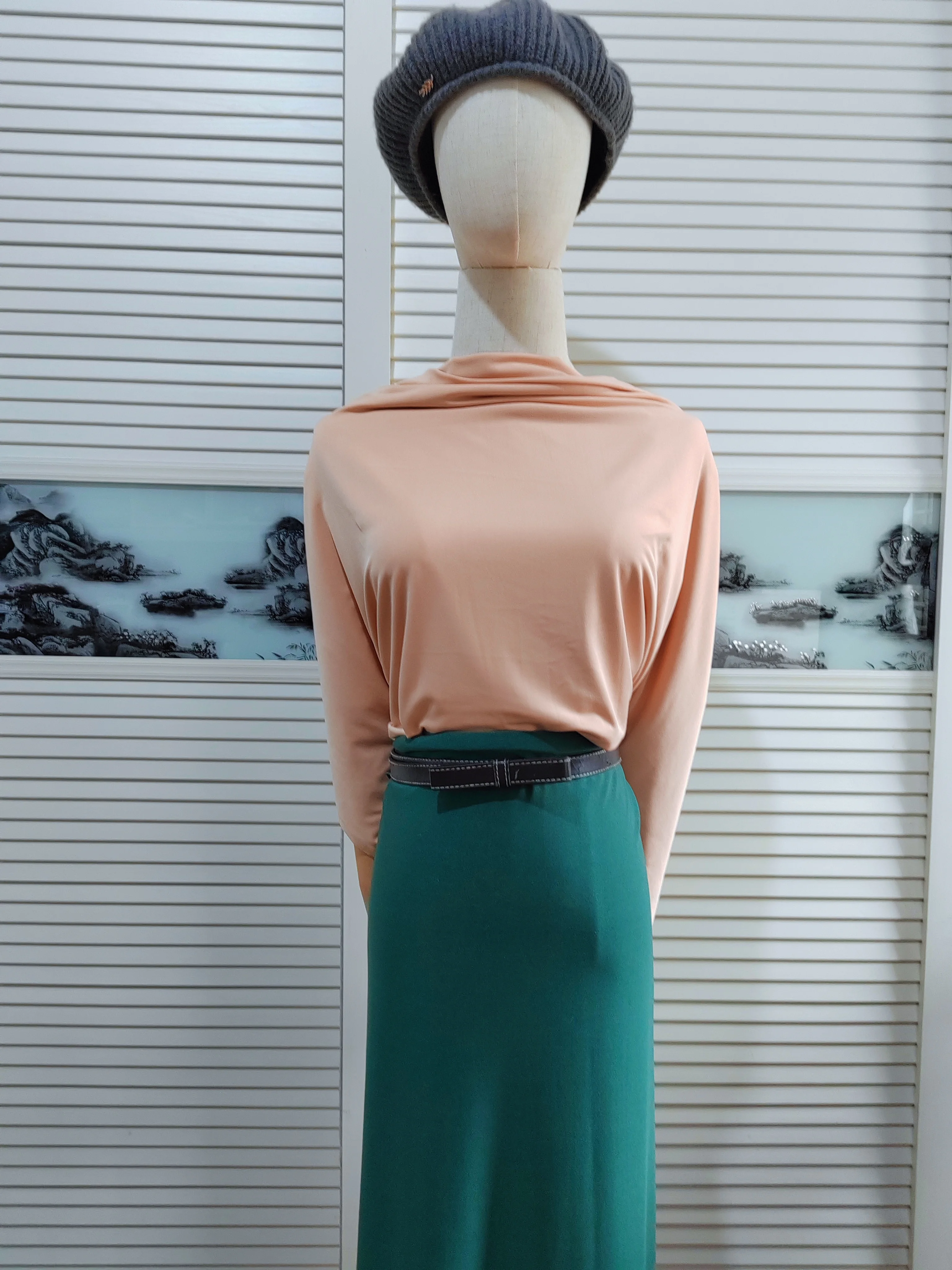 Diy 상단 및 드레스 캐주얼 의류 천 재봉 재료 168cm 폭 160gms에 대한 신축성 있는 저지 원단