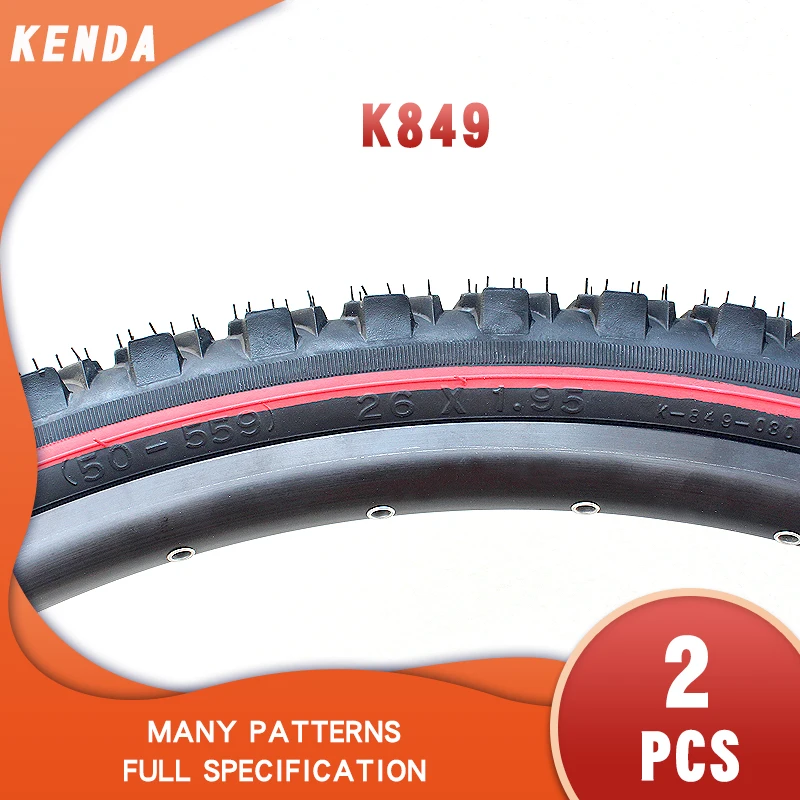 ケンダ-厚いマウンテンバイクタイヤ、ブラックタイヤ、レッドライン