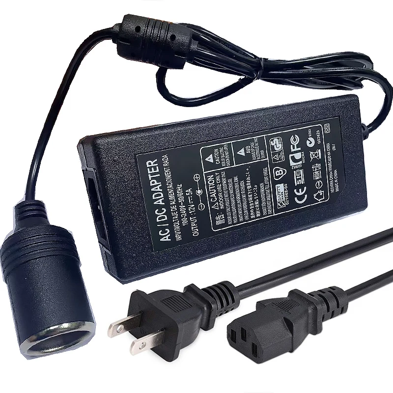 Generic Chargeur De Voiture EU Auto Voiture Adaptateur D'alimentation 110V- 220V AC à 12V DC - Prix pas cher