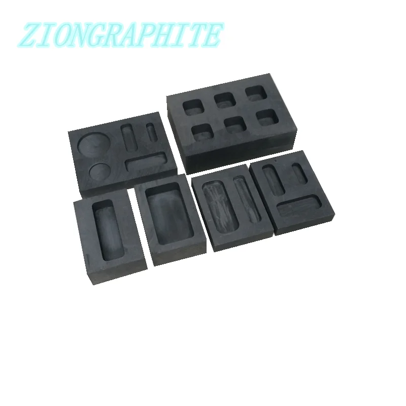 1 hole 2 holes 3 holes 5 holes 6 holes graphite Ingot Mold Porous graphite  Melting Crucible Mould for Metal Casting 14 holes round balls ice mold plastic tray ice hockey grid making box molds with cover color random ice mold