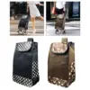 Replacement Bag for Shopping Cart Large Capacity Foldable Grocery Cart Bag for Utility Cart Folding Carts Grocery Shopping Carts 2
