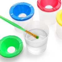 Multifunctional Pen Washing Bucket Watercolor Paint Painted Art Pen Washing Cup Plastic Transparent Painting Pen Washing Cup 1