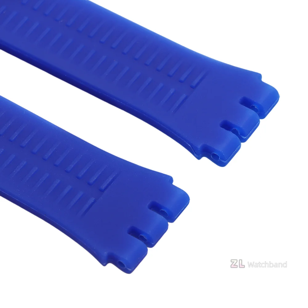 Vibrant Silicone Sports Watch Band Replacement - Rubber Strap