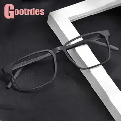 Fashion Classic Titanium Business Reading Glasses for Men Women Blue Light Blocking Presbyopia Eyeglasses Trendy Readers Eyewear