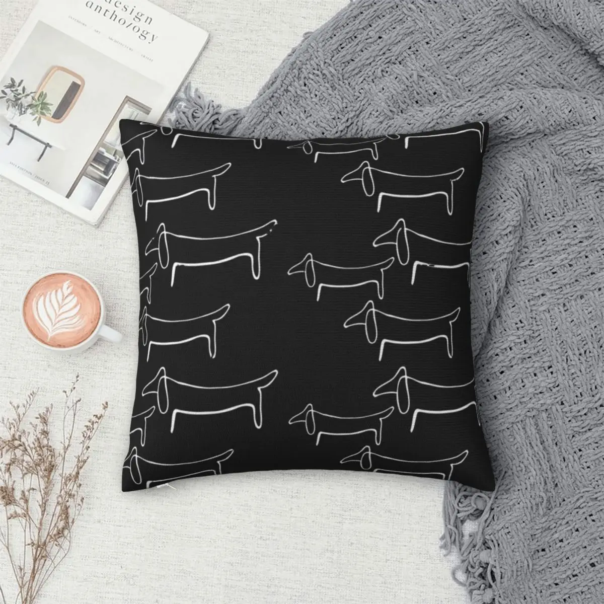 

Pablo Picasso Wild Wiener Dog Dachshund Pillowcase Pillows Cover Cushion Comfort Throw Pillow Sofa Decorative Cushions Used