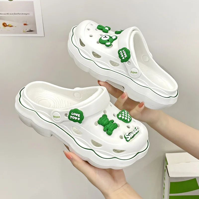 PoopFeelingPorousShoesforWomenThickBottomOuterWearCasual