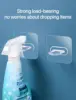 3/10PCS Adhesive Spray Bottle Hooks Wall Mounted Hanging Ring for Curtain Rod Holder Kitchen Storage Accessories Heavy Duty 4