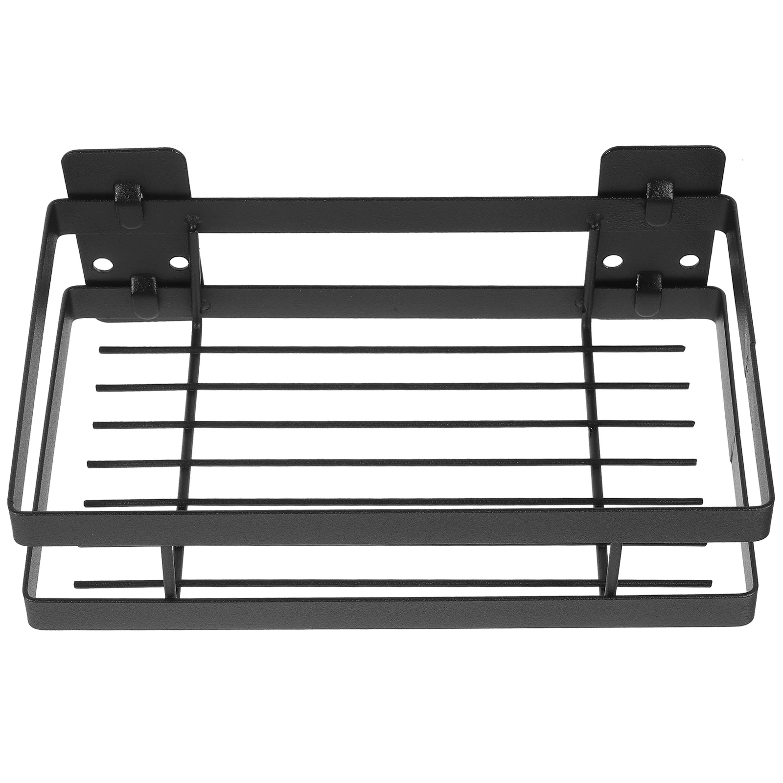 

Storage Bathroom Shelf Brackets Shower Organization Iron Household Wall Sticking