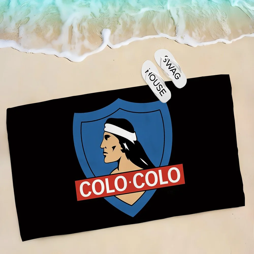 1pc Social Y Deportivo Colo-Colo Towel Children's Beach Towel Summer Swimming Shower Towel Bathroom Supplies 4
