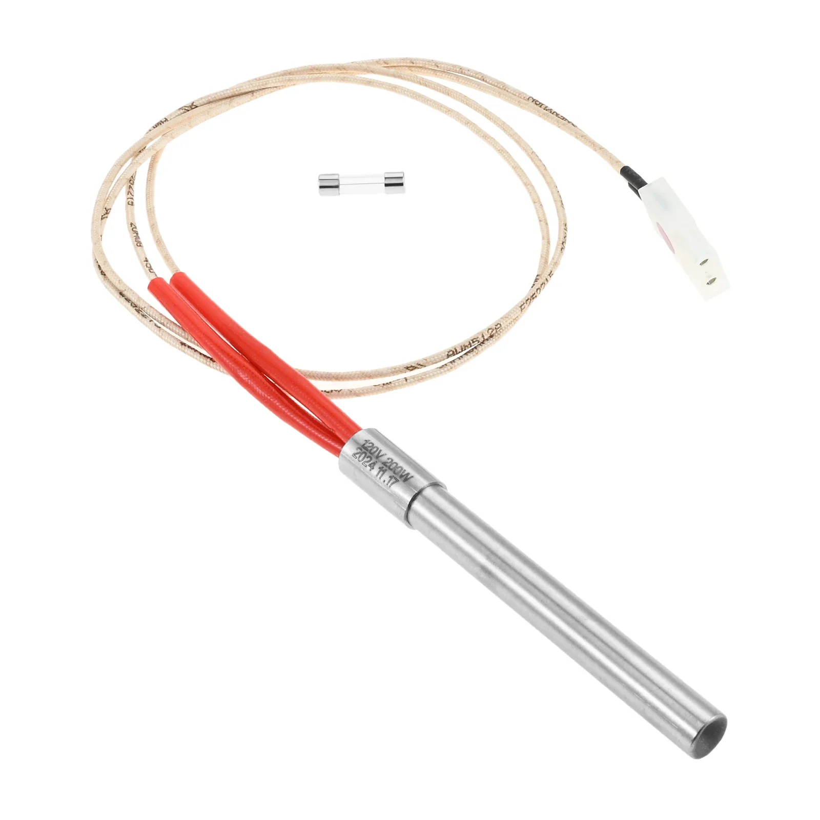 16801-20B Hot Rod Igniter with 1 Fuses Fit for Oklahoma Joe's Rider 600 900 Combo DLX Pellet Grill Igniter Rod Heating Element