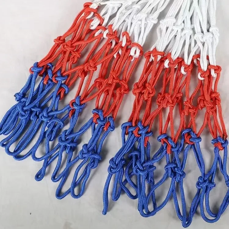 Basketball net Thick durable game polyester woven rope basketball net 4