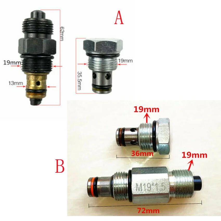 

Car Lift Hoist Pressure Relief Pump Check Valve Oil Return Valve Repair Tool 1x