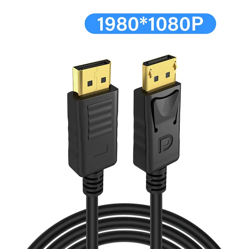 Premium DisplayPort 1.2 Cable - 4K Ultra HD, 144Hz, High-Speed 21.6Gbps (Available in 1m, 3m, 5m)