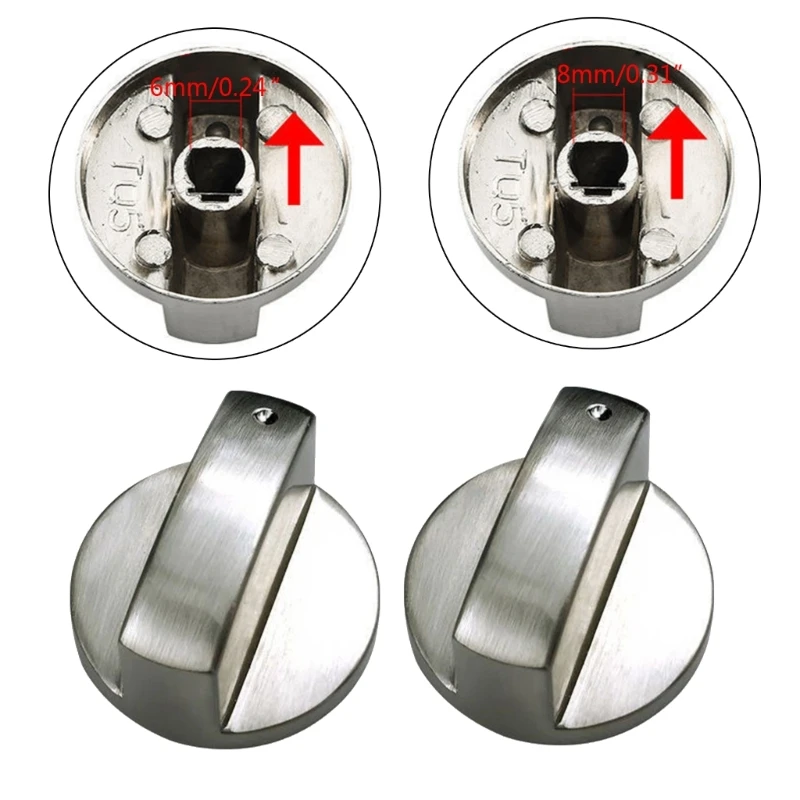 Gas Stove Control Knobs 4Pcs Gas Stove Cooker Control Knob Adaptors Oven Rotary Switches Burners Control Knob Replacement Universal rotary switch,gas stove control knobs