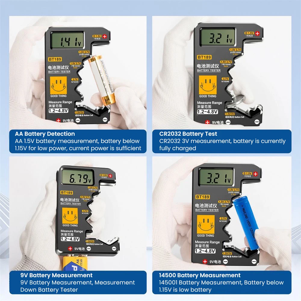 Battery Tester Battery Capacity Tester Indicator Remaining battery tester lithium battery tester