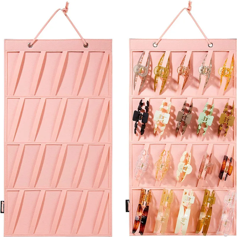 

Hair Bows Organizer Large Capacity Headband Holder Wall Hanging Hair Clip Storage Hanger Space Saving Hair Girls Room Wall Decor