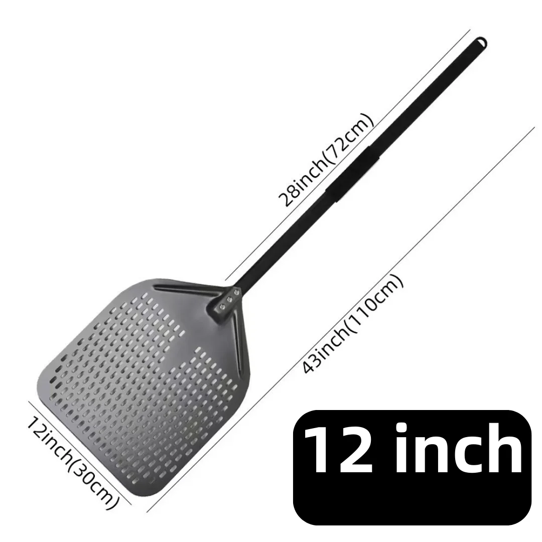 Enhanced Pizza Oven Shovel and Paddle Set - Hard Anodized Baking Tool Collection