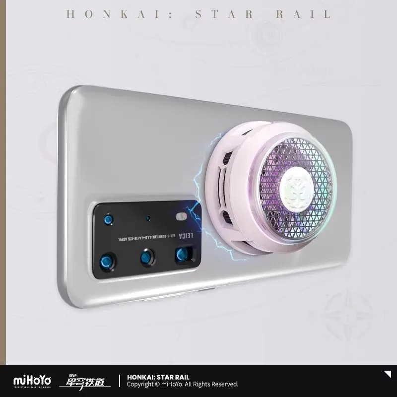 새로운 [] MiHoYo 게임 Honkai Star Rail Cyrene 30W 휴대폰 자기 라디에이터 B9X TypeC 인터페이스 소품 코스프레 할로윈