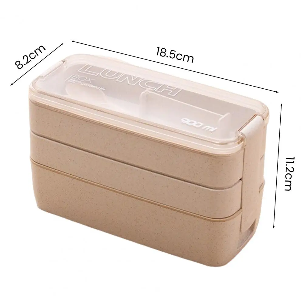 Divided Lunch Containers With Lid & Spoon Improved Freshness Keep Meals Hot  Food Storage Box With 3 Compartments For School Kids - AliExpress