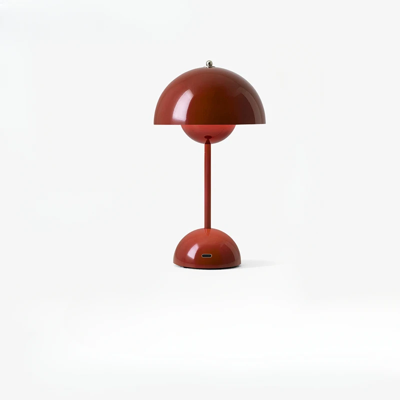 

Nordic Mushroom Table Lamp Retro Wrought Iron Plug-in Bud Creative Table Lamp High Quality Living Room Lamparas Indoor Lighting