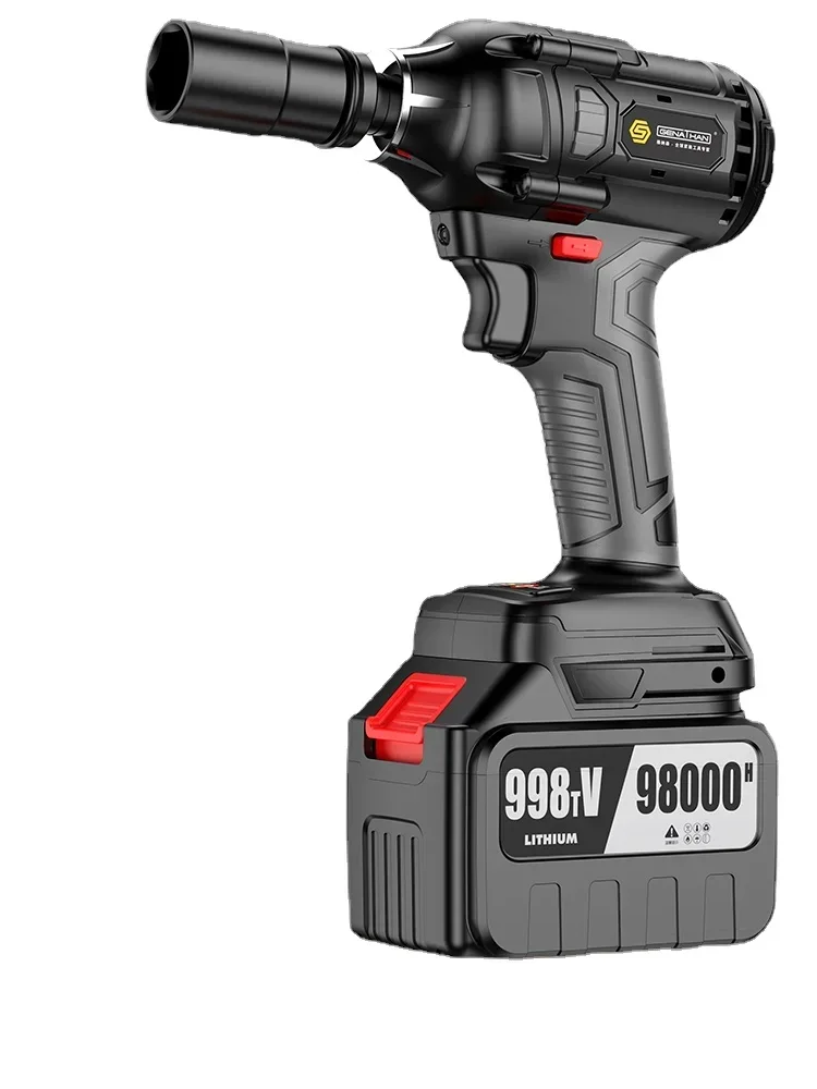 

Wyj Electric Wrench Brushless Large Torque Impact Lithium Battery Wrench Electric Wind