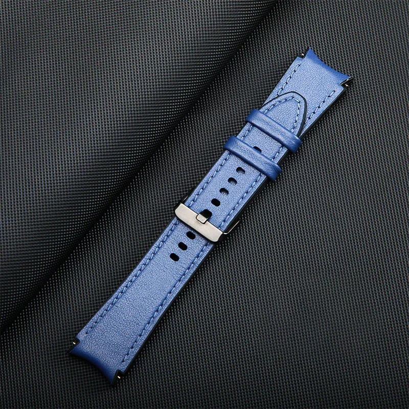 Premium Silicone and Leather Watch Strap - Replacement Band