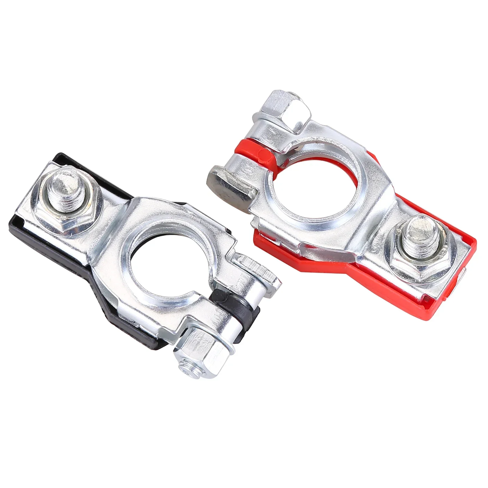 Metal Car Battery Terminal Clamp Connectors for 12V Vehicles