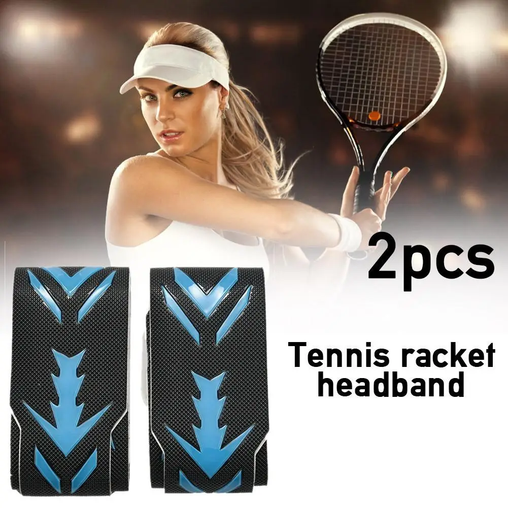 3D Tennis Paddle Head Tape 2pcs for Beach Tennis Racket Protection Tape Head Protector tennis accessories racket grip tape tennis racket tape