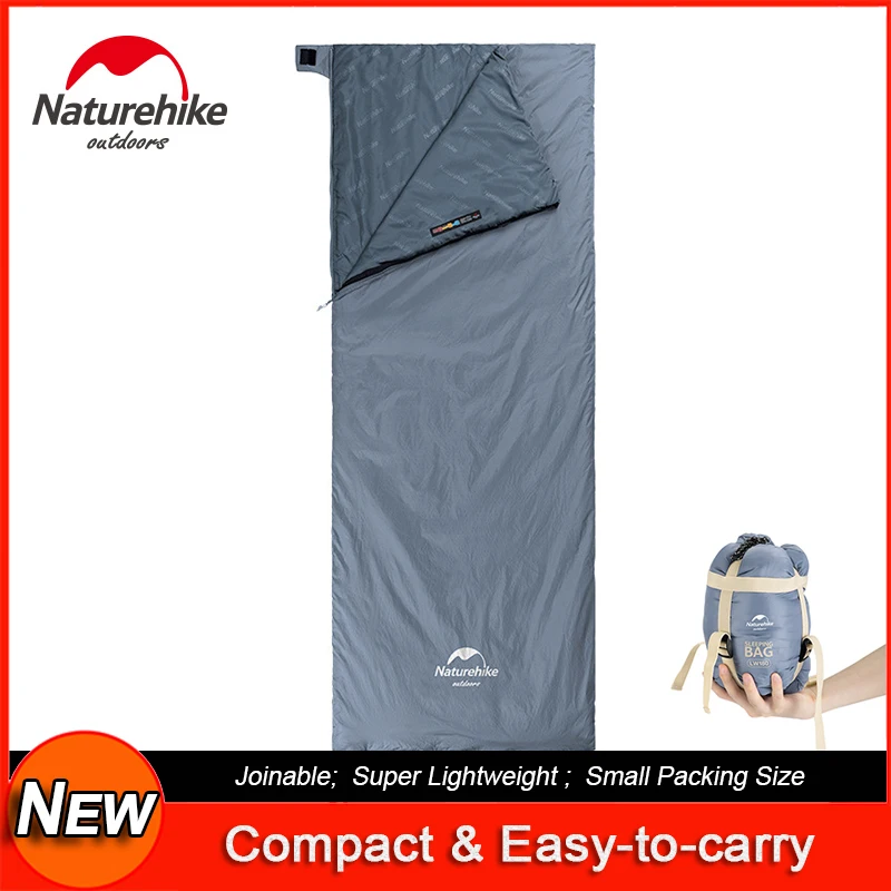Naturehike Sleeping Bag Envelope Type Ultralight Splicing Portable Outdoor Camping Hiking Travel