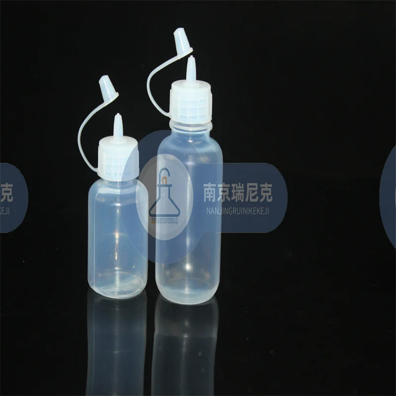 FEP acid, alkali, and high temperature resistant customizable dropper 60ml transparent PTFE bottle F46 dropper bottle