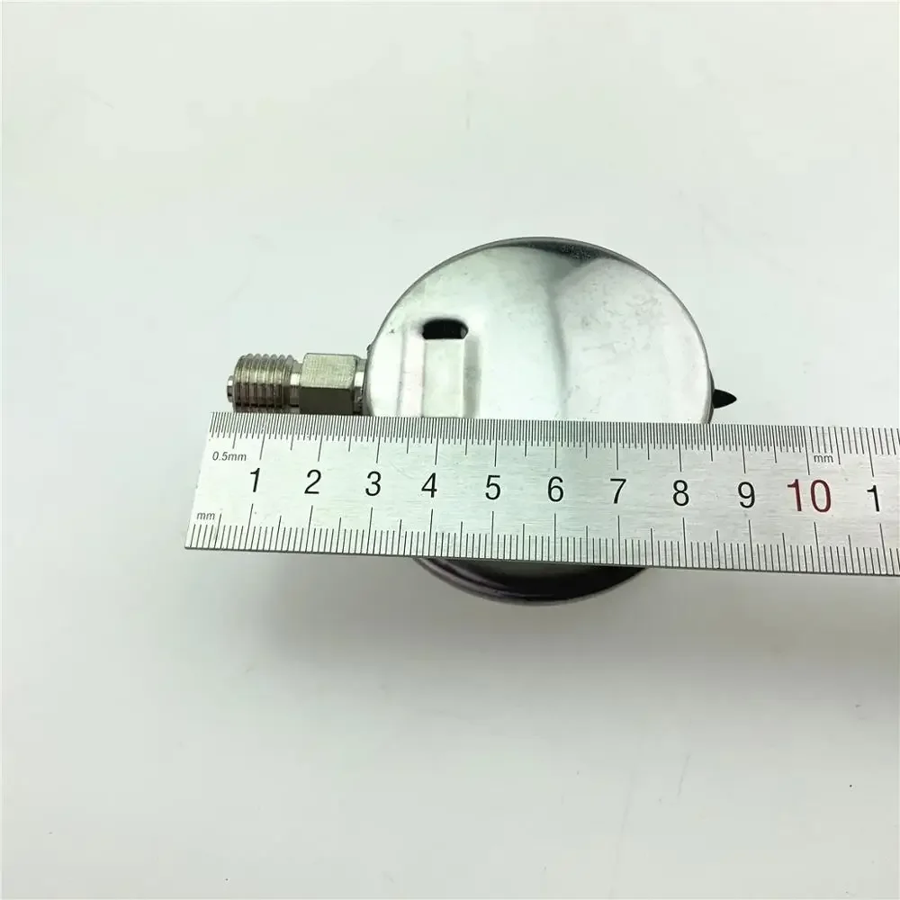 Stainless Steel Shockproof Pressure Gauge Barometer Water Pressure Gauge Liquid Oil