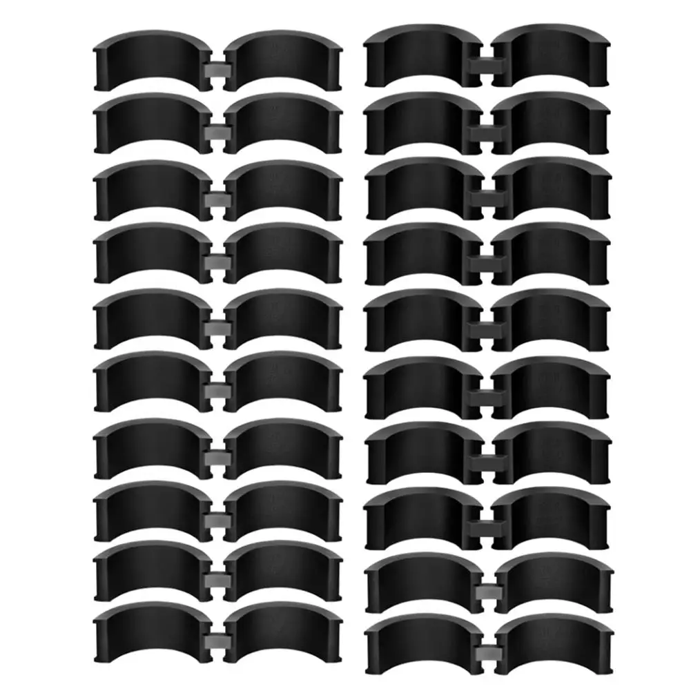 20 stücke Fahrrad Lenker Gummi Dichtung Passt 22,2/25,4 Bis 31,8mm Fahrrad Lenker Spacer Reparatur Teile Radfahren Zubehör – Detail 4