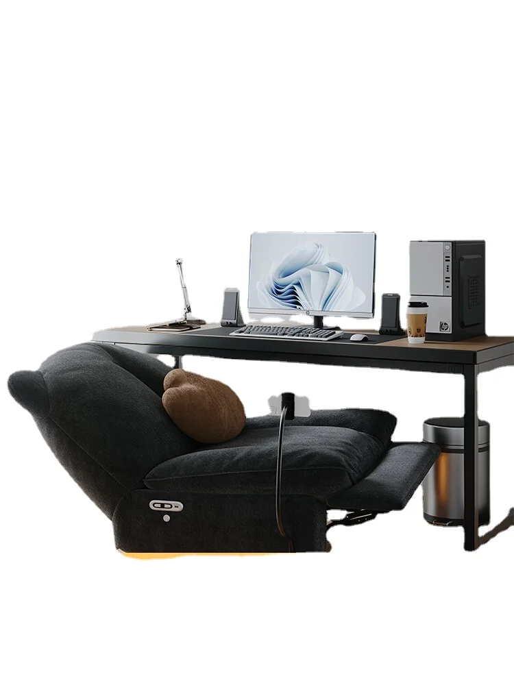

Xl Electric Functional Sofa Light Luxury Living Room Chenille Sofa Space Capsule E-Sports Armchair