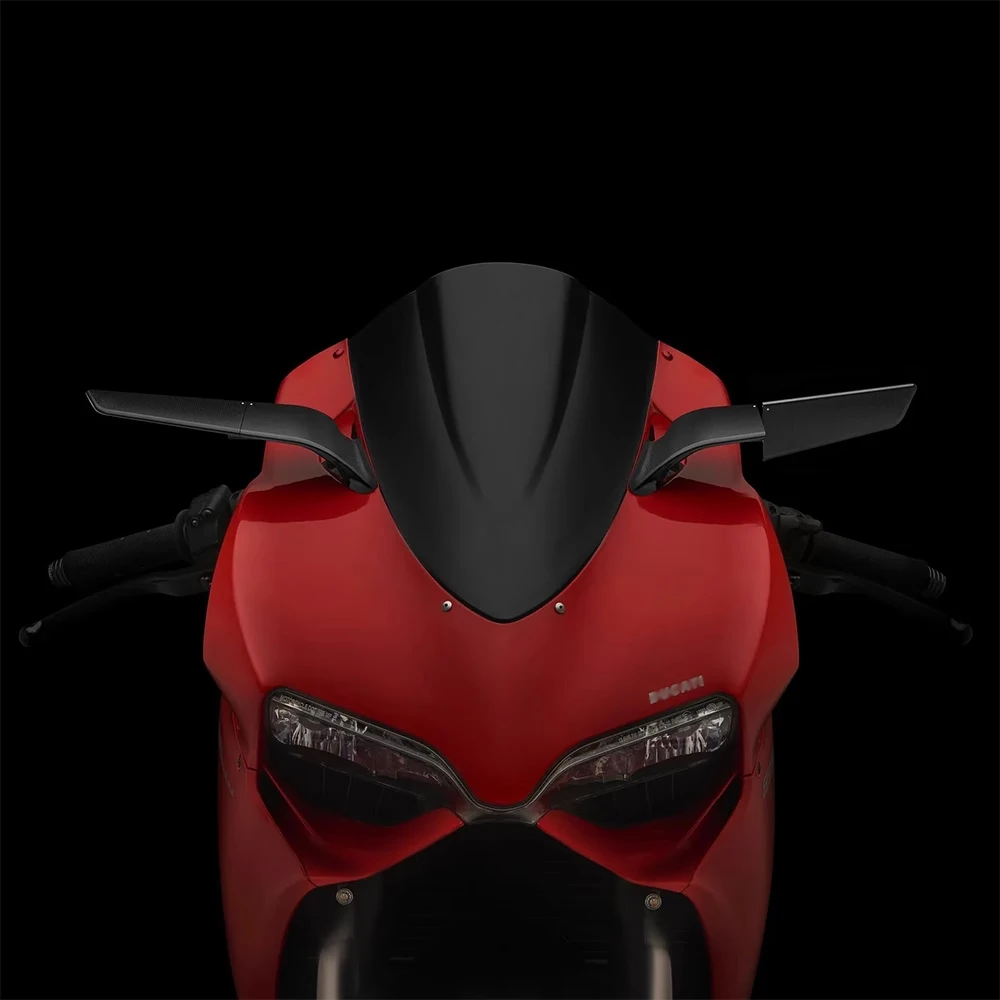 New Motorcycle For Ducati Panigale V2 2020-2024 PANIGALE V4 2019-2024 Rearview Mirrors with LED Rotating Adjustable Wing Mirrors 2
