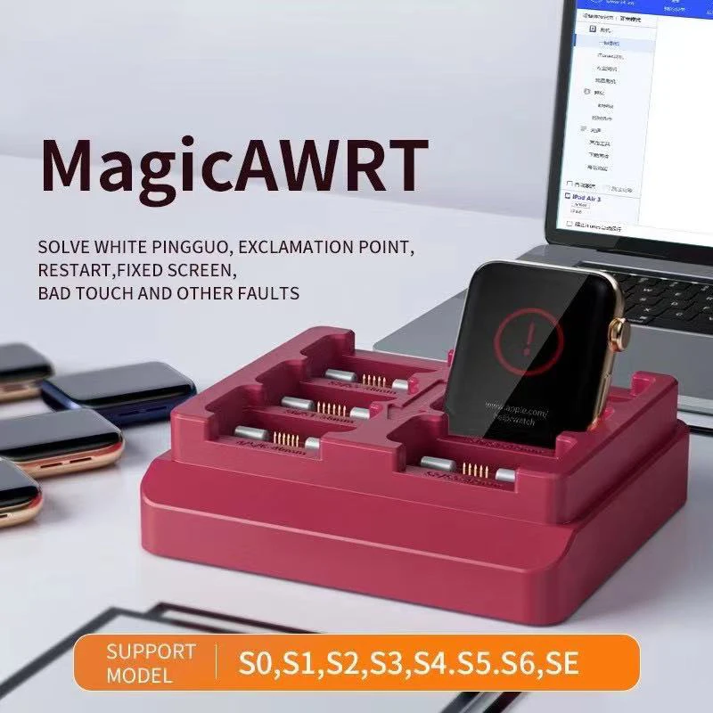 

XZZ XINZHIZAO MagicAWRT 6 в 1 iBUS адаптер инструмент для восстановления для Apple Watch S1 S2 S3 S4 S5 S6 38 мм 42 мм 40 мм 44 мм Фиолетовый режим ремонт