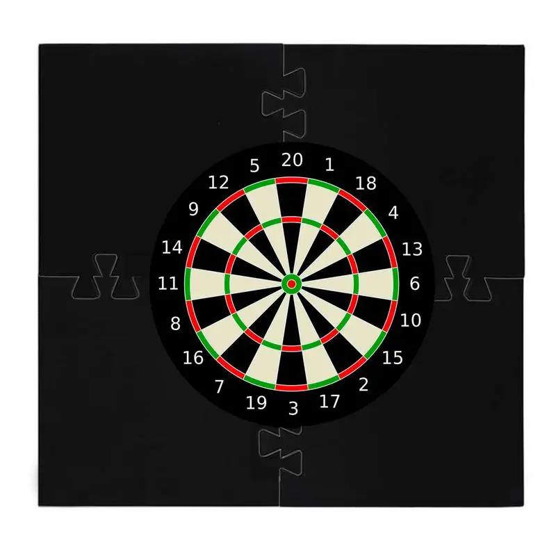 

Dart Wall Protector 4PCS Spliced Square Dartboard Backboard Surround Stable Border For 18in Dartboard Wall Protection