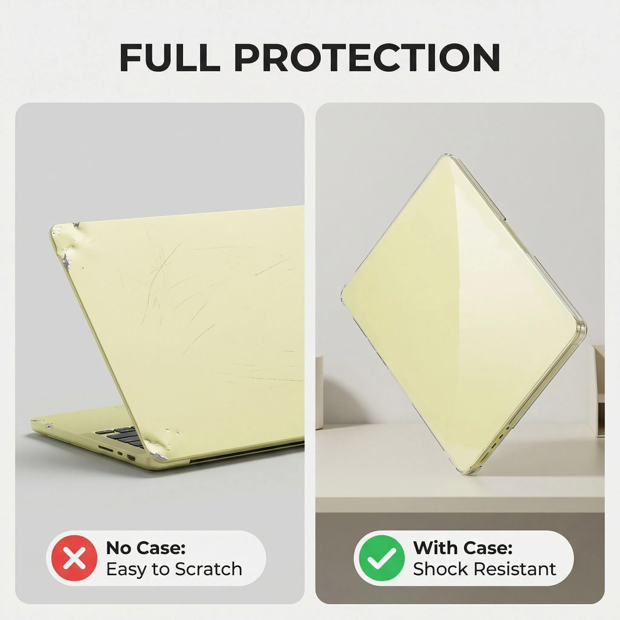 Sleek Protective Laptop Case - Neon Design, Scratch-Resistant Coque