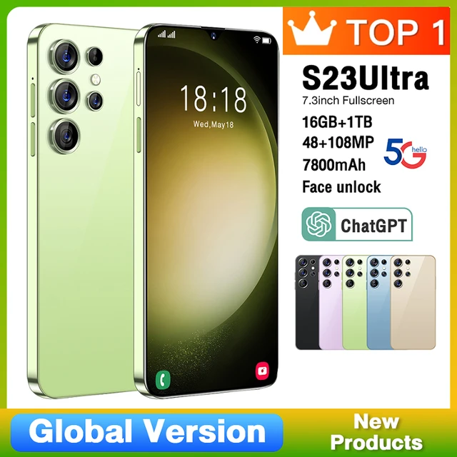 S23 Ultra 5G Smartphone 7.3 16GB+1TB Unlocked Dual SIM Android