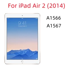Premium Tempered Glass Screen Protector - Bubble - Free HD Clear Protective Film (For iPad air 2)
