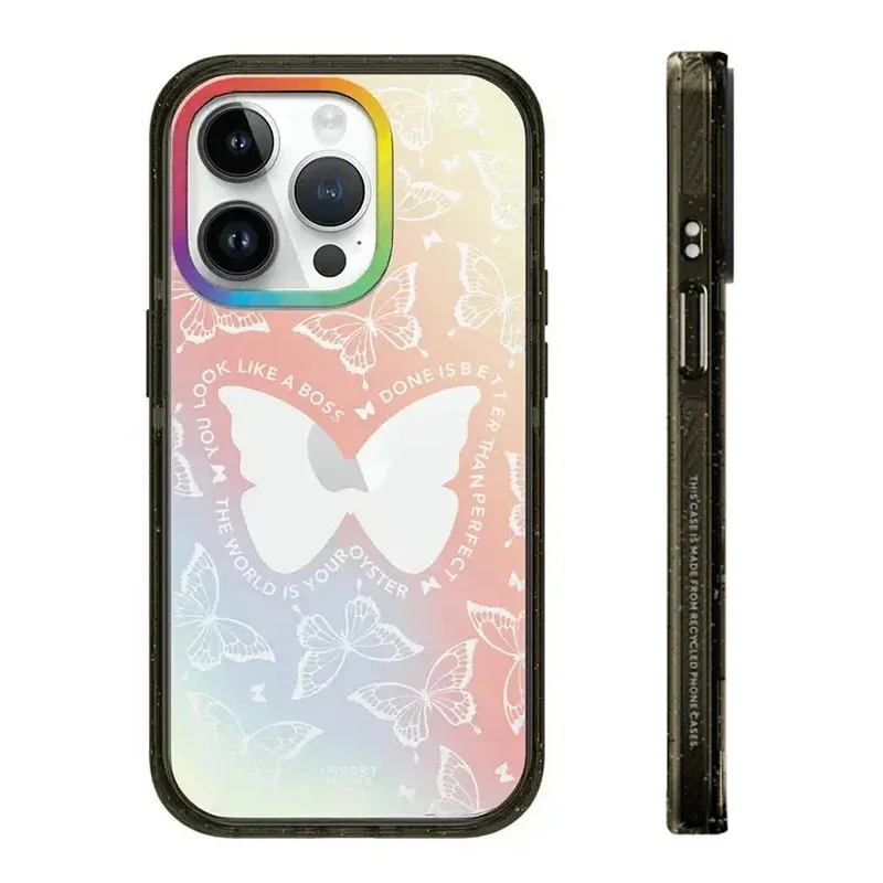 

Butterfly Colorful Camera 2.0 Acrylic iPhone 12 13 14 15 Pro Max Protective Case