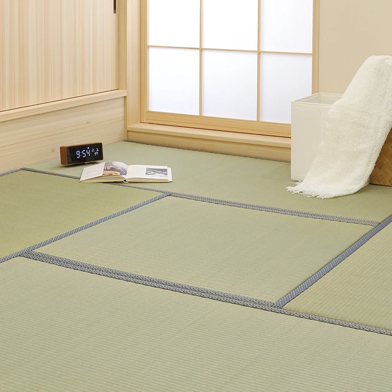 Tapis De Sol Tatami Bambou Et Lin - 150x50x1,2 Cm - Pour Méditation, Yoga, Décoration Intérieure