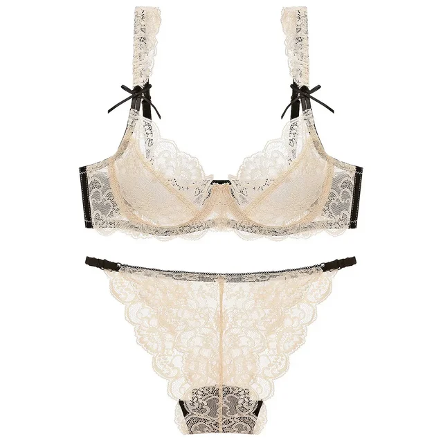 Transparent Ultra-thin Lace Lingerie Set 5