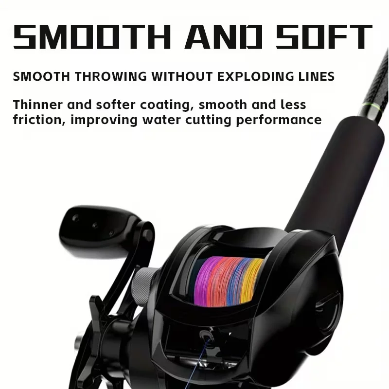 2026 신형 꼬임 낚싯줄 100M/150M/200M X8/X12 가닥 꼬임 낚싯줄 야외 낚시용 PE 라인 바닷물 낚싯줄